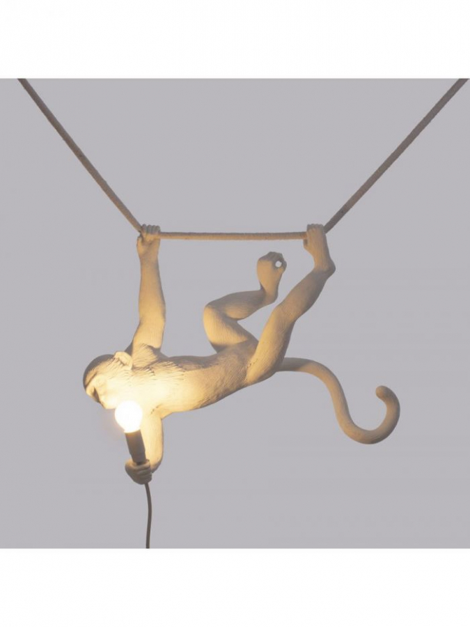 Monkey Lamp White Seletti