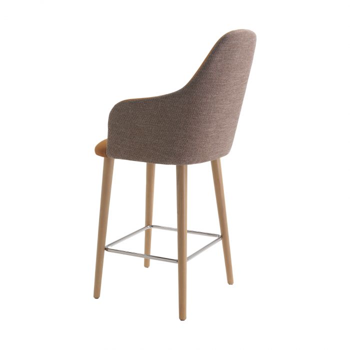 Alina Europea Design - Stool with wooden base