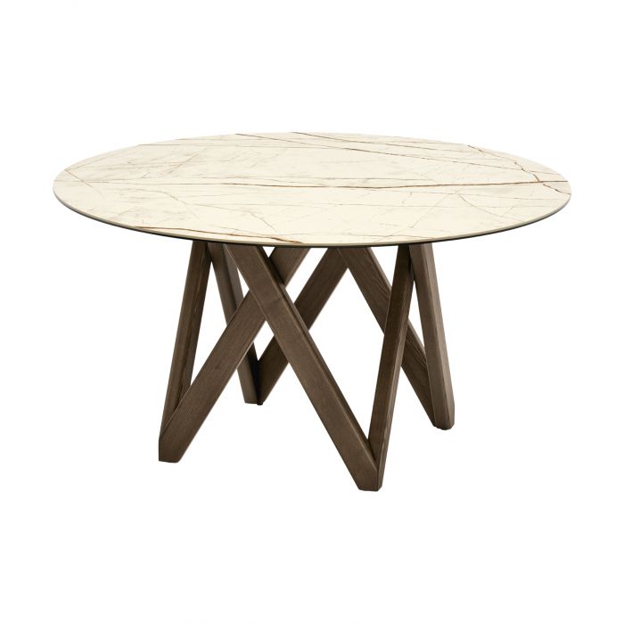 Cartesio Calligaris - Tisch mit Holzgestell