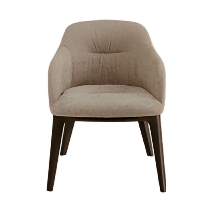 Chic Riflessi - Sillón confort con base en madera maciza