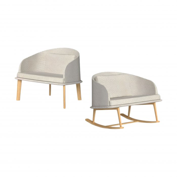 Cleo Soft Wood Talenti - Poltrona outdoor Love seat