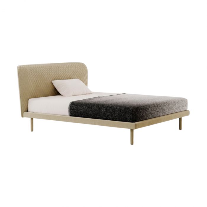 Corolle Bolzan - Einzelbett mit bettrahmen h 8 cm