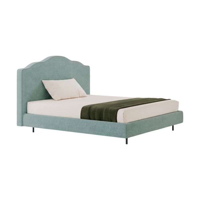 Dafne Bolzan - Einzelbett mit bettrahmen h 22 cm