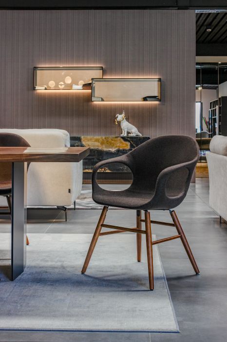 Elephant Holz Sockel Kristalia- Stuhl