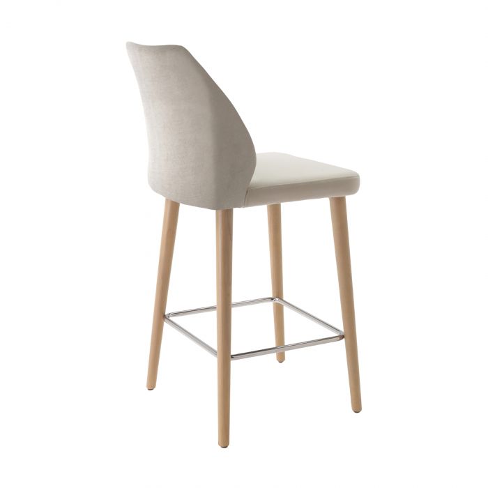 Emma Europea Design - Stool with wooden base