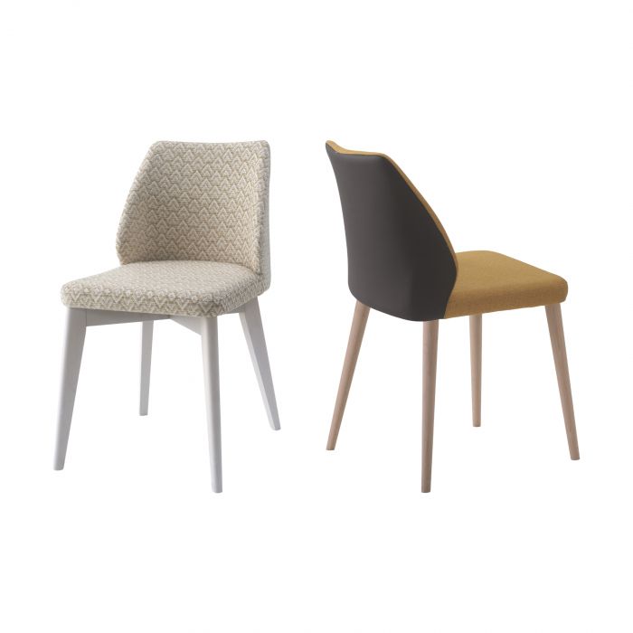 Emma Europea Design - Chair with wooden base