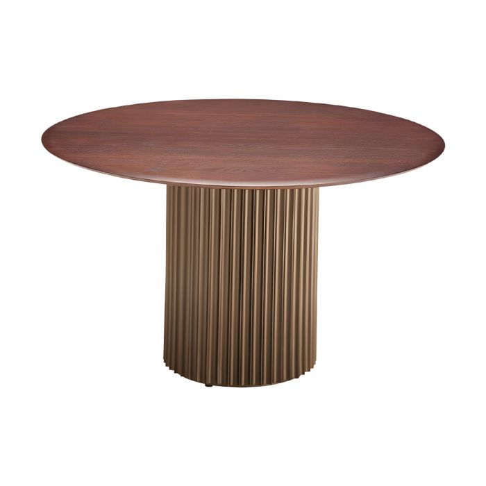 Enea Riflessi - Mesa con superficie de madera