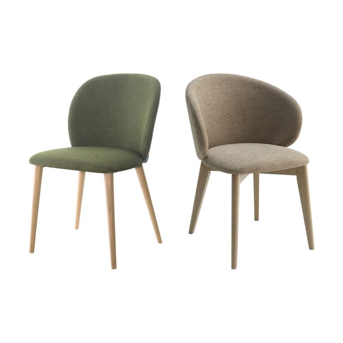 Odette Europea Design - Chair with wooden base
