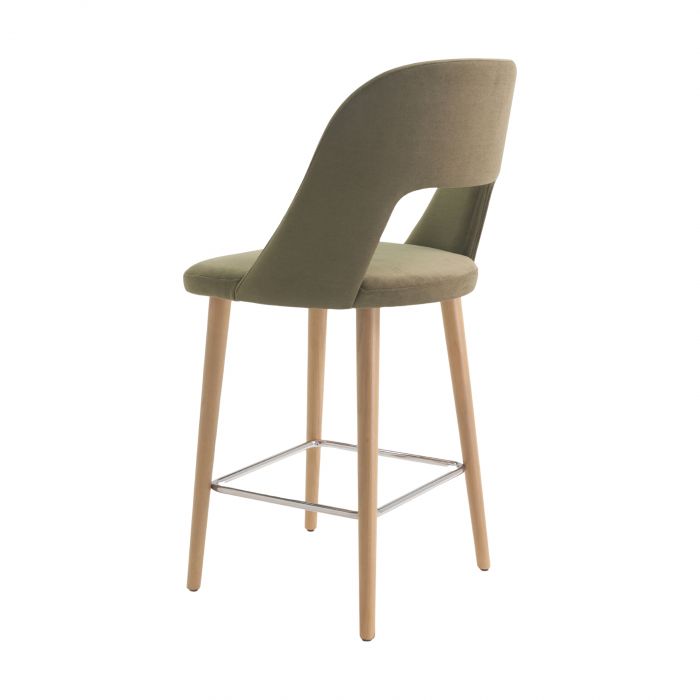 Evelyne Europea Design - Stool with wooden base