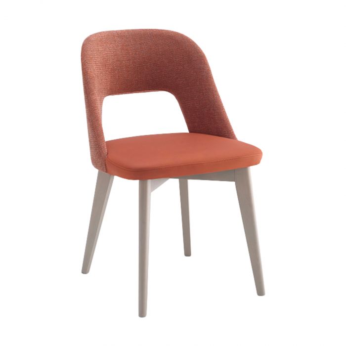 Evelyne Europea Design - Chair with wooden base