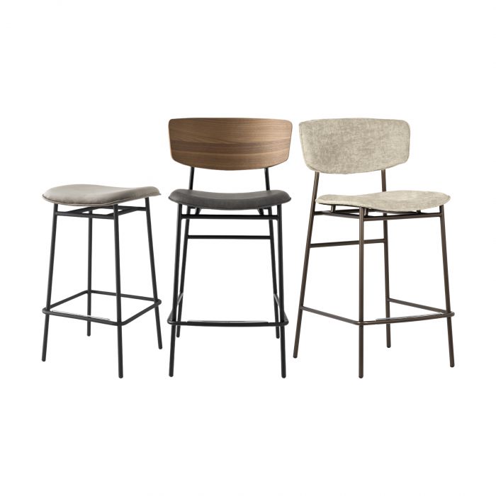 Fifties Calligaris - tabouret sans dossier