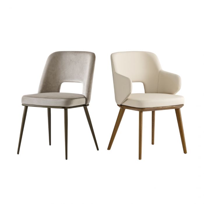 Foyer Calligaris - Silla con respaldo abierto