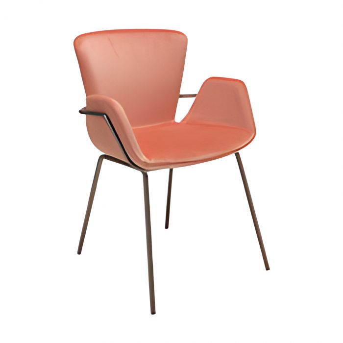 Giada Flex Riflessi - Silla con base tubular