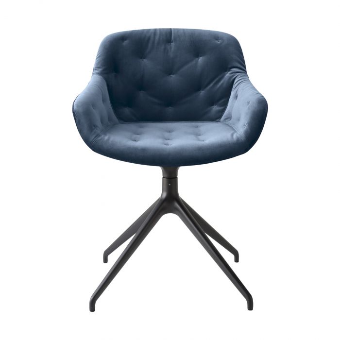 Igloo Calligaris - Chaise pivotante rembourrée