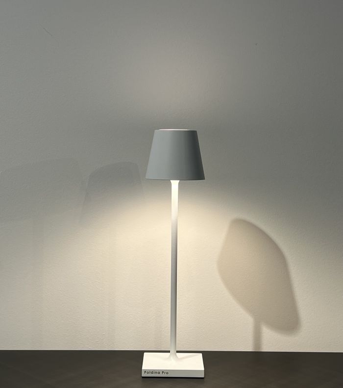 Lampe à poser Poldina Micro Blanc Zafferano - Livraison rapide