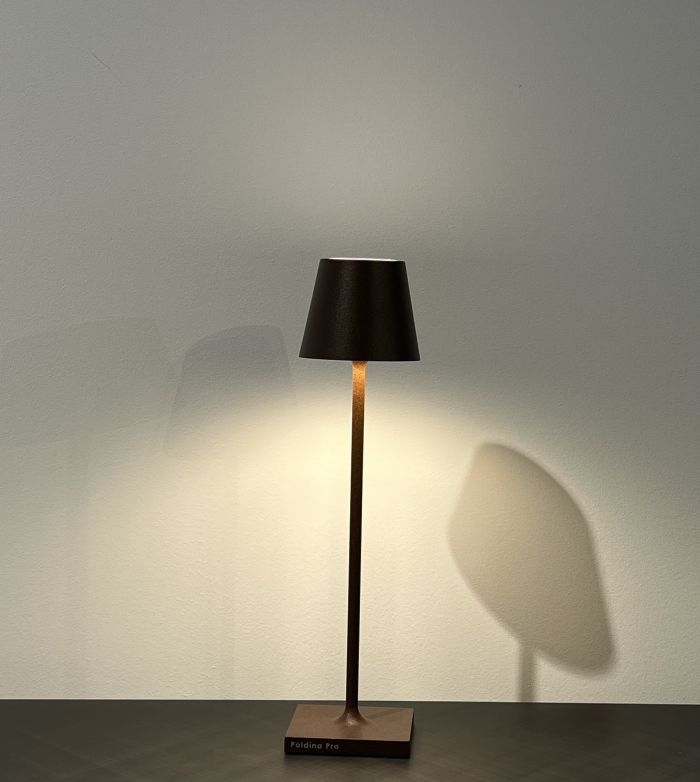 Table lamp Poldina Micro Corten Zafferano  - Prompt delivery