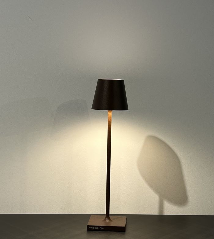 Lampe à poser Poldina Micro Corten Zafferano - Livraison rapide