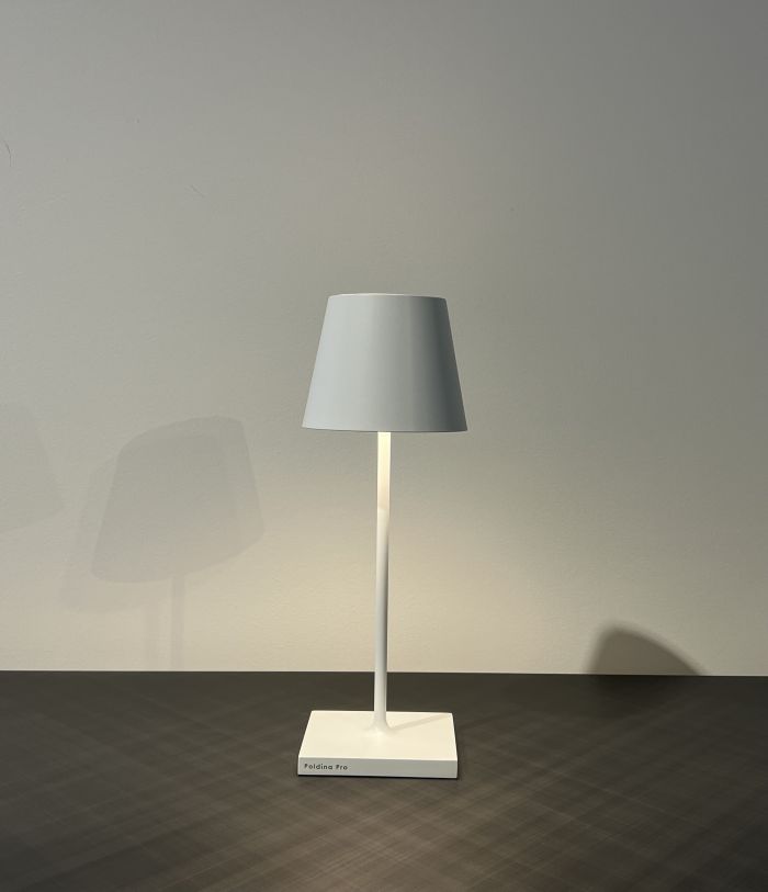 Lampe à poser Poldina Pro MINI h30 Blanc Zafferano - Livraison rapide