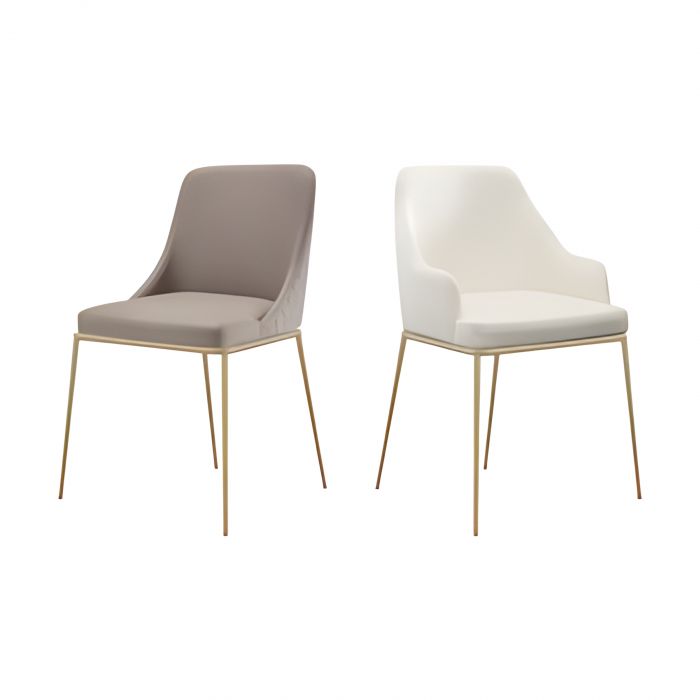 Margot Riflessi - Silla con base tubular