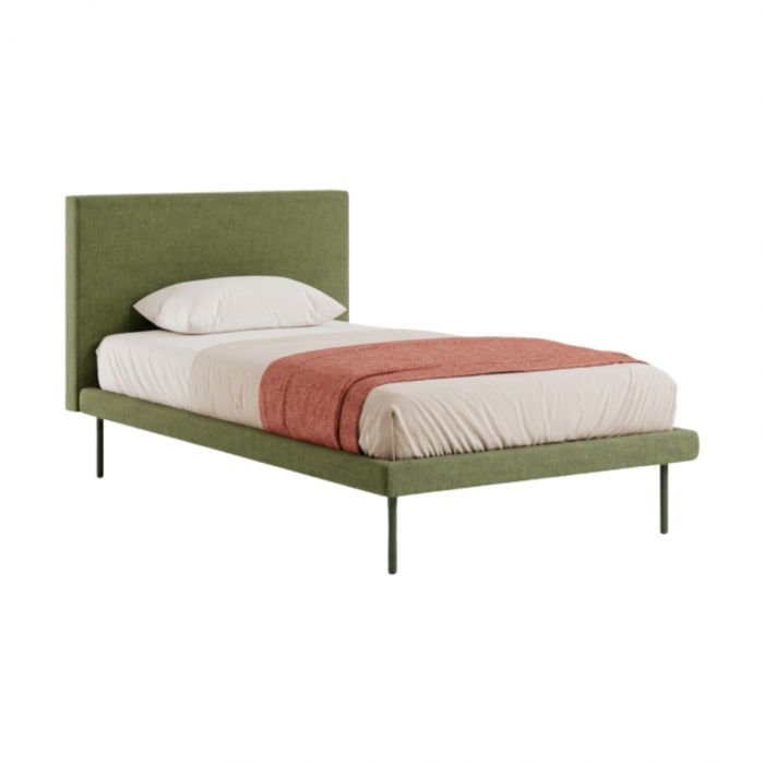 Metropolitan Bolzan - Cama individual con aro de cama h 8 cm