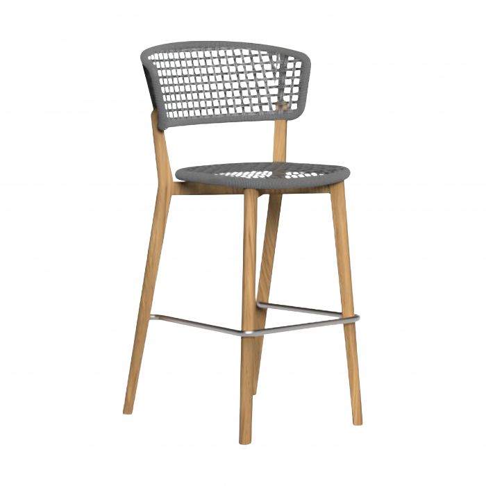 Moon Teak Talenti - Taburete exterior