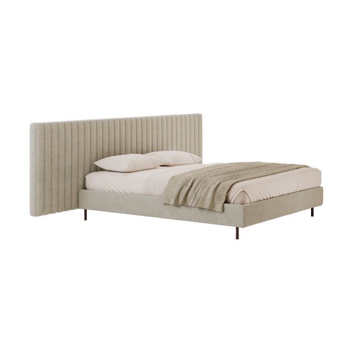 Noah Deluxe Extra Large Bolzan - Bett mit Bettrahmen h 21 cm