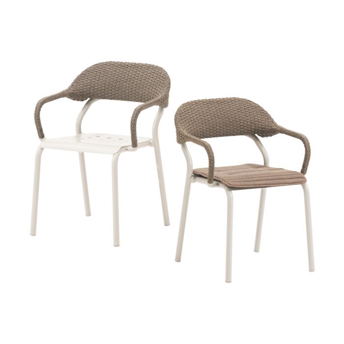 Noss Varaschin – Silla de exterior con reposabrazos