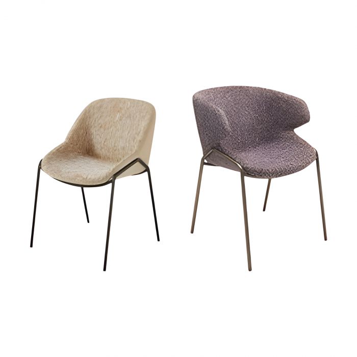 Nova Riflessi - Silla con base tubular