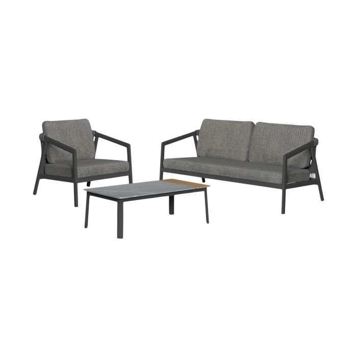Nova Talenti - Set Divano, Poltrona e Tavolino outdoor