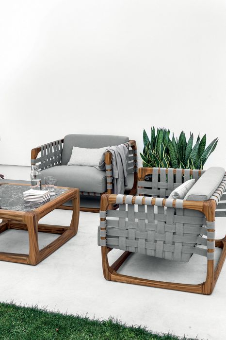 Bungalow Armchair Riva 1920 - Fauteuil outdoor