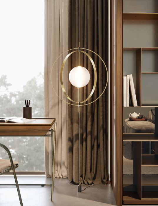 Papillon Boden bis zur Decke Lampe Bontempi