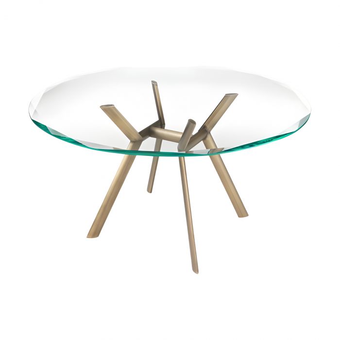 Paradise Riflessi - Tavolo con piano in cristallo