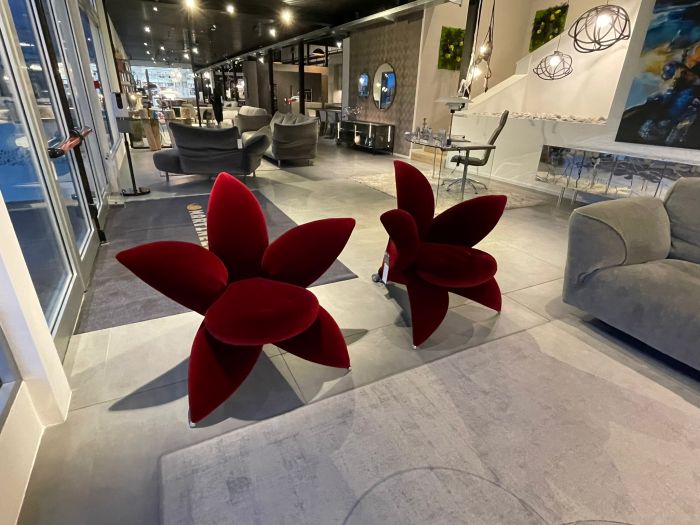 Armchair Getsuen Red Edra - Prompt delivery