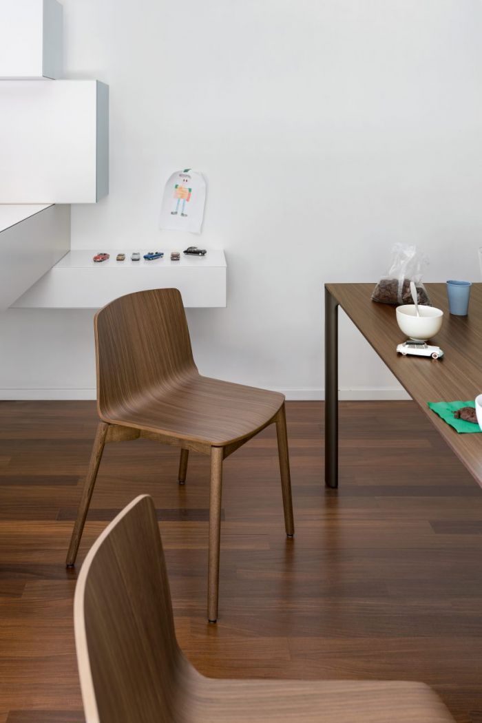 Rama Wood Base Kristalia - Sedia 