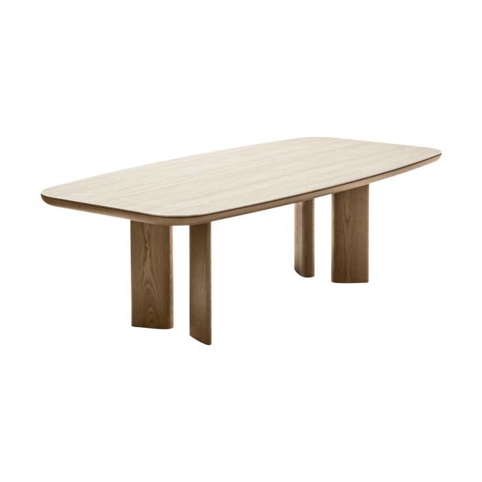 Sandy Calligaris - Tisch mit Holzgestell