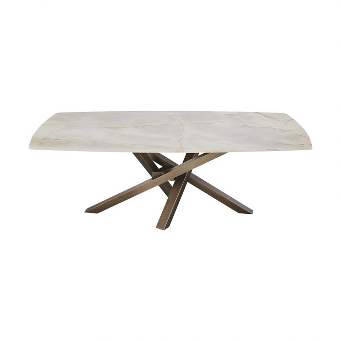 Shangai Riflessi - Mesa con superficie de piedra natural