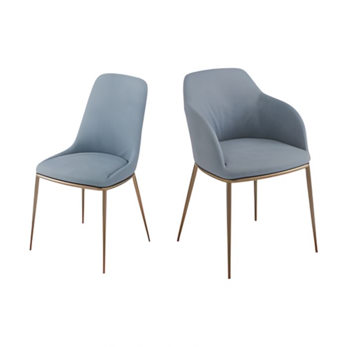 Sofia Riflessi - Silla con base tubular