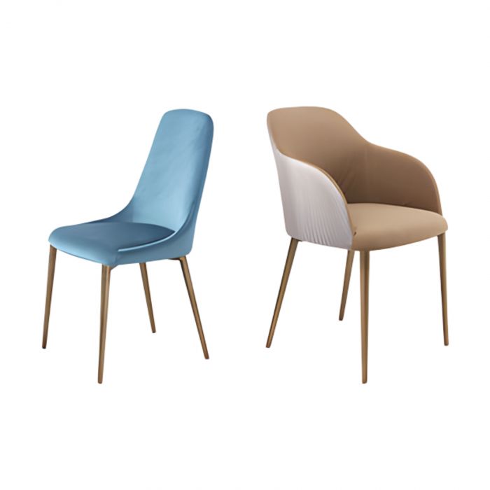 Sofia Riflessi - Silla con base de 4 patas de metal