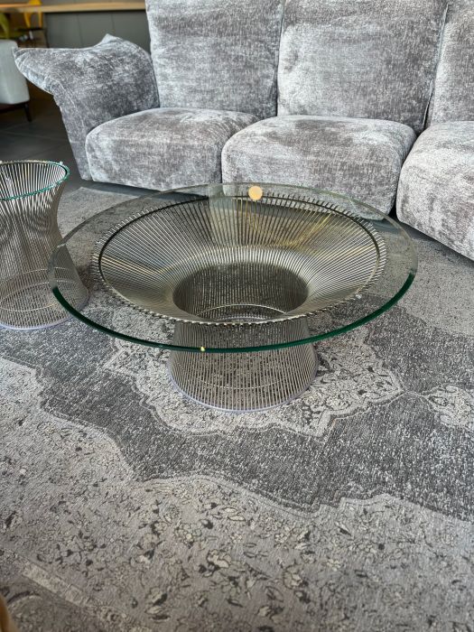 Coffee table Platner Ø 91.5 Knoll  - Prompt delivery