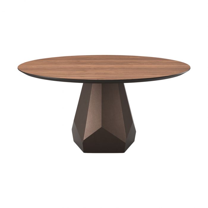 Zermatt Wood Cattelan Italia - Tavolo da pranzo rotondo in legno
