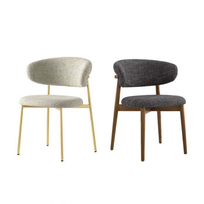 Oleandro Calligaris - Chaise avec dossier ouvert
