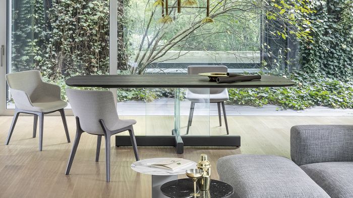 Cross Table Glass Bonaldo
